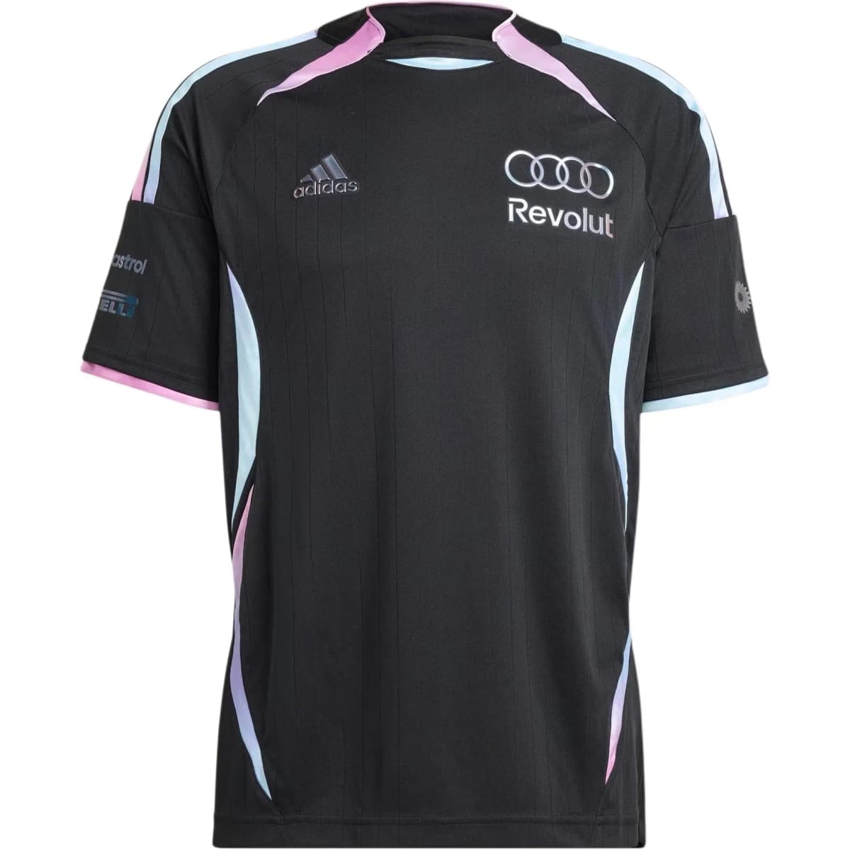adidas × Audi REVOLUT F1 TEAM TEAMGEIST DRIVER JERSEY F1 Team Sports Pullover Comfortable Short Sleeve Racing T-Shirt Men's