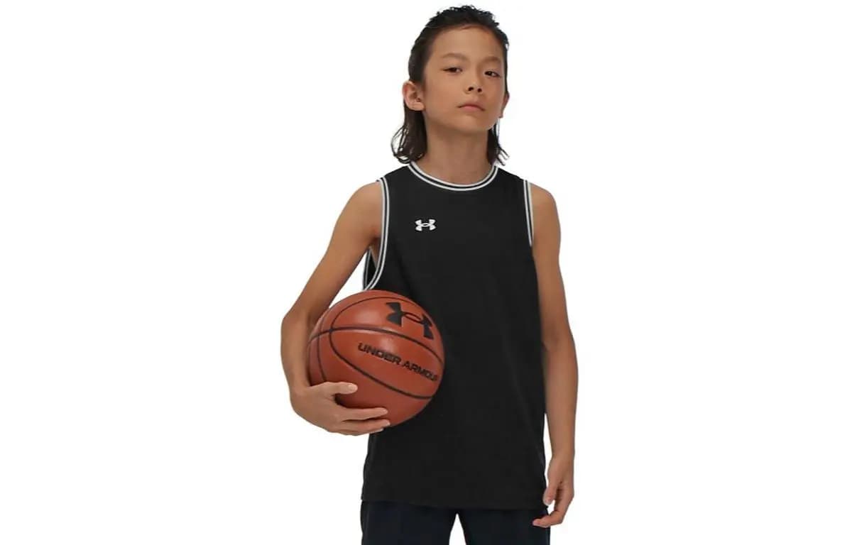 Under Armour Uşaq Basketbol Maykası Qara 6