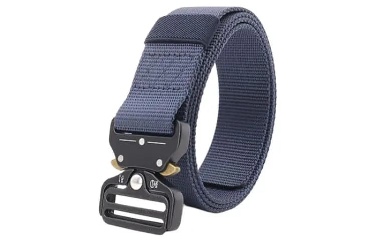 AAJF Glasses Snake Side Release Buckle Outdoor Men's Military Training Canvas Nylon Sports Belts Unisex 2