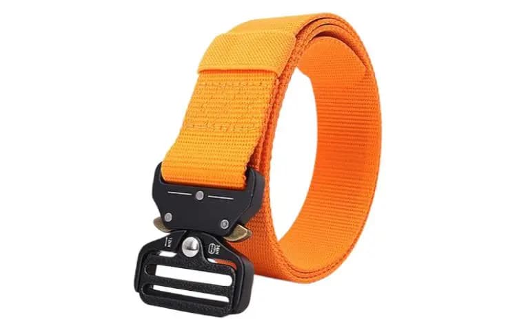 AAJF Glasses Snake Side Release Buckle Outdoor Men's Military Training Canvas Nylon Sports Belts Unisex 5