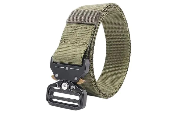 AAJF Glasses Snake Side Release Buckle Outdoor Men's Military Training Canvas Nylon Sports Belts Unisex 6