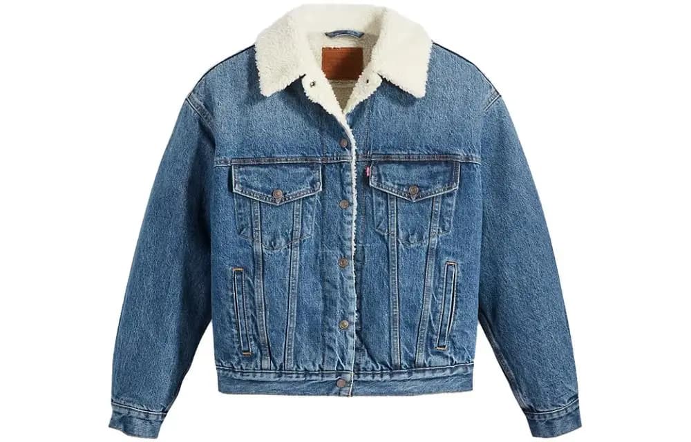 Levis Fleece-collar Cins Pencək