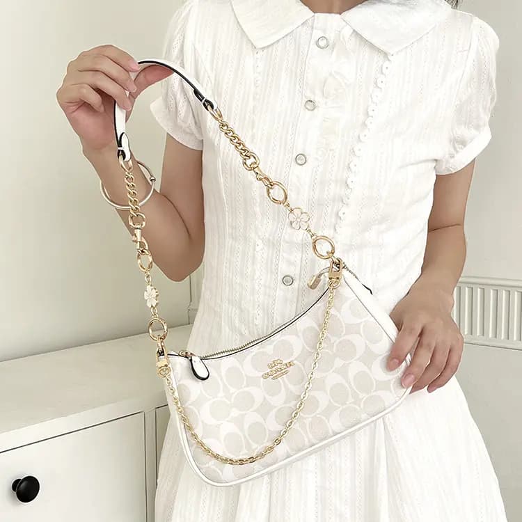 Luxury Care Artisan Workshop Metal Bag Strap Women's Gold tone 13