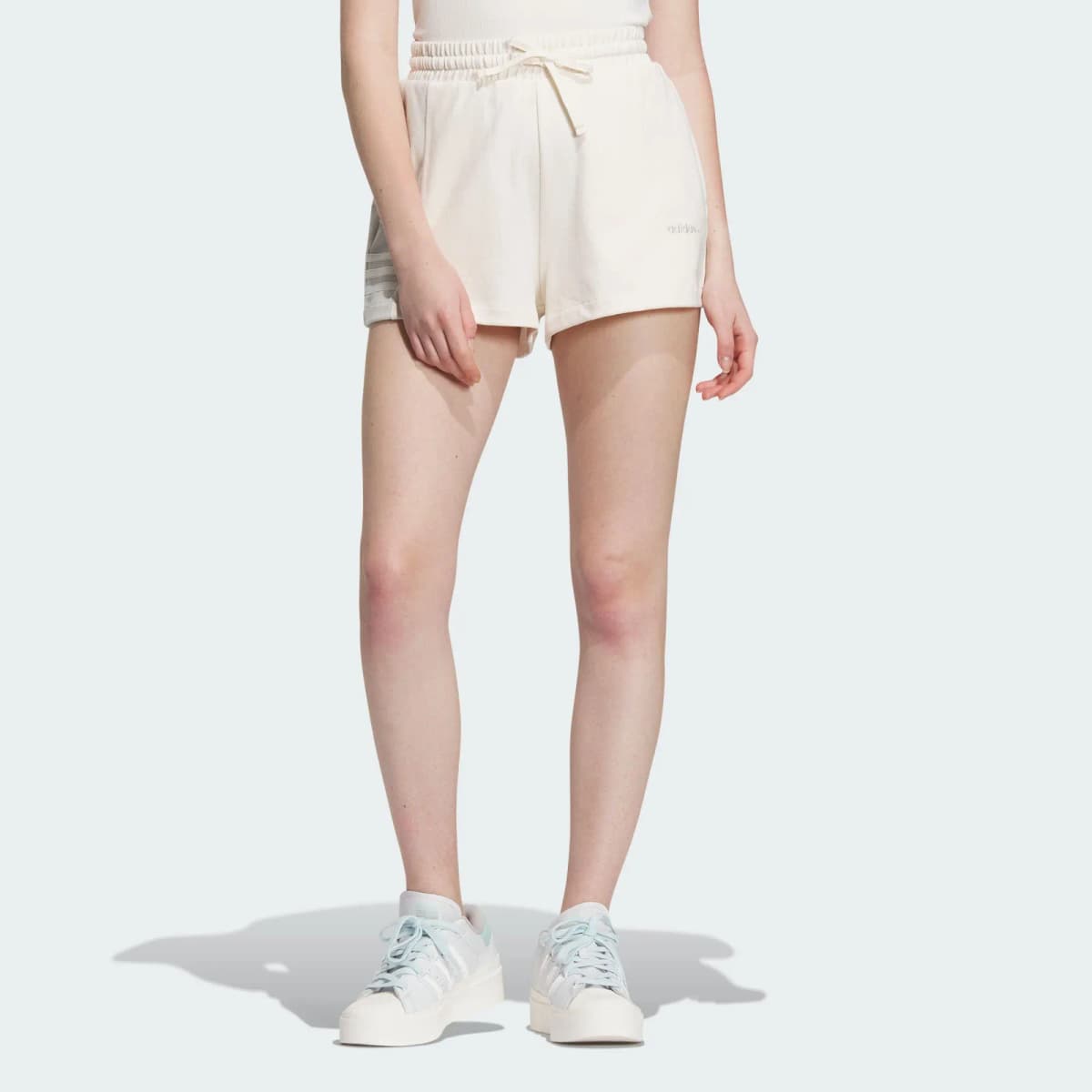 Adidas Originals Qadın Şortu Çəhrayı/Ağ 2