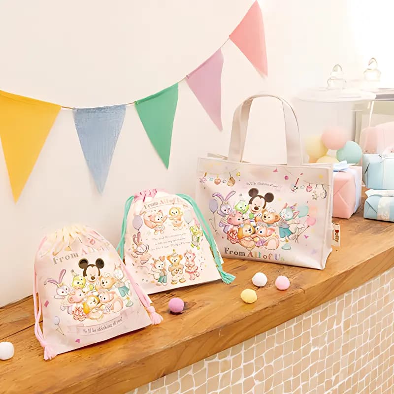 Disney Tokyo Disney Resort 40th Anniversary Səyahət Çantası Unisex Çoxrəngli 7