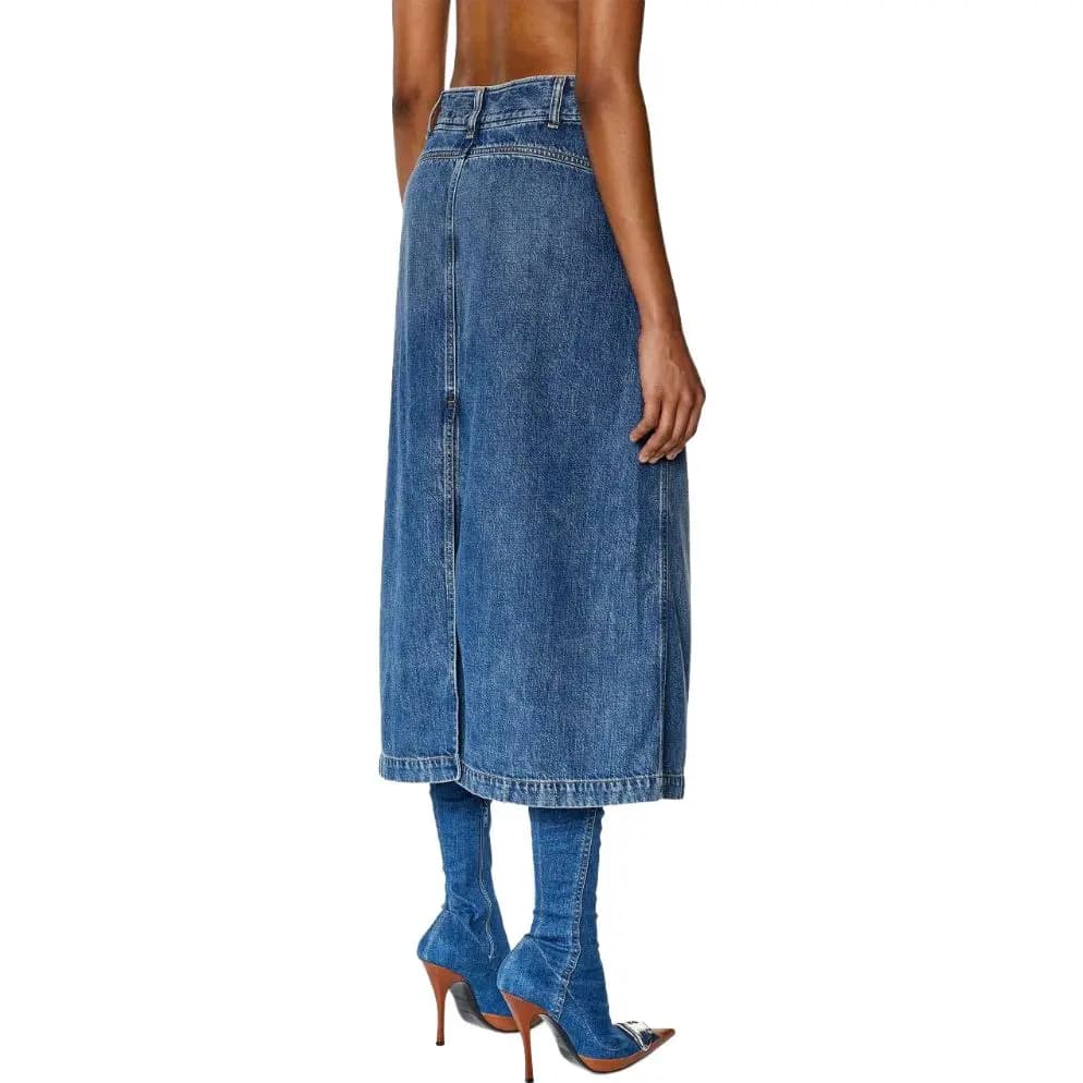DIESEL SS23 Denim Ətək İndigo 2