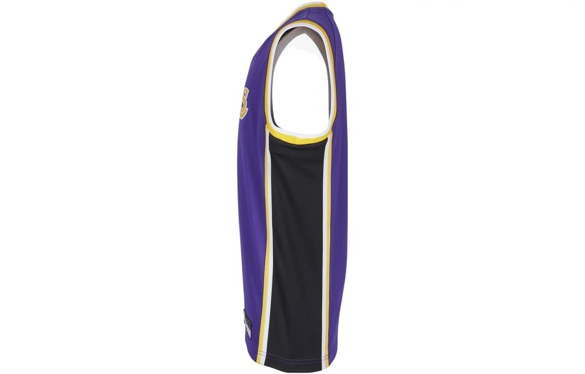 Nike Kids Letter Number Print Quick-Dry Basketball Jersey Los Angeles Lakers Boys Purple 3