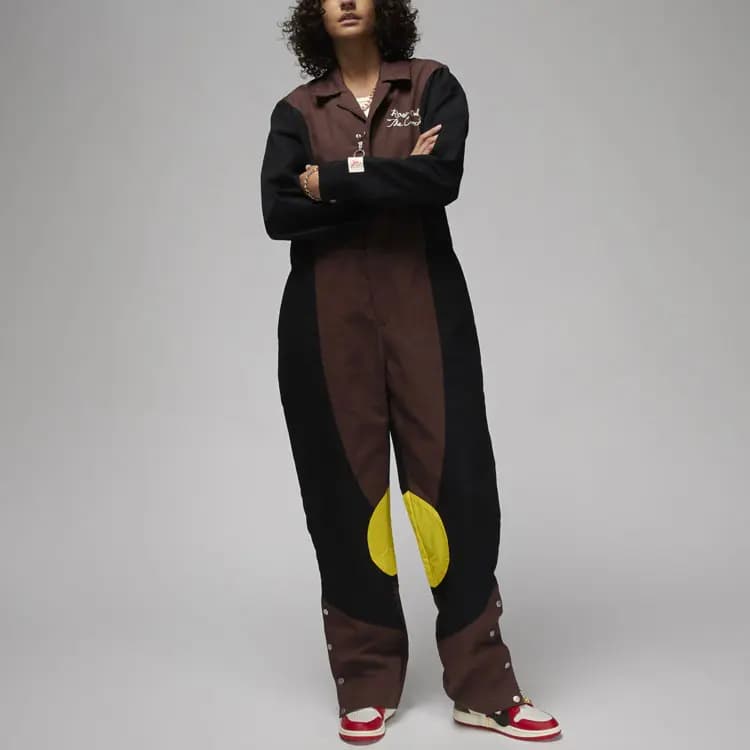 JORDAN Teyana Taylor Kombinezon Qadın Qara 3