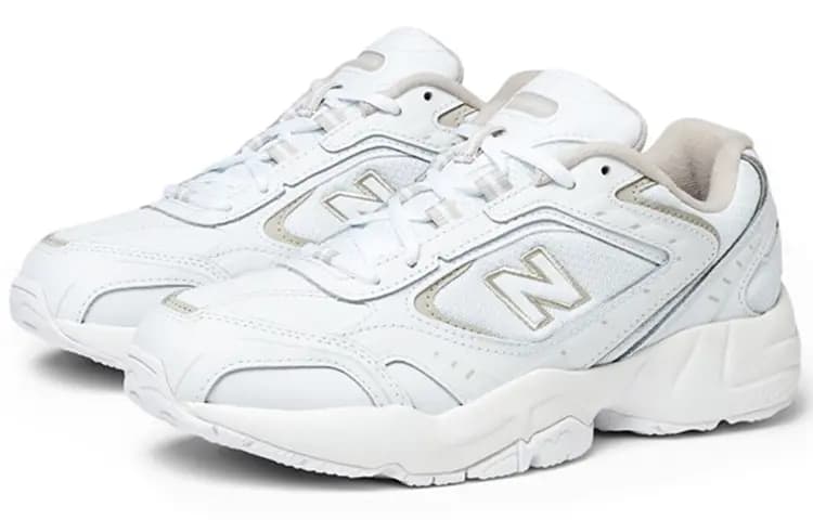 New Balance 452 White Light Cliff Grey Women's 3
