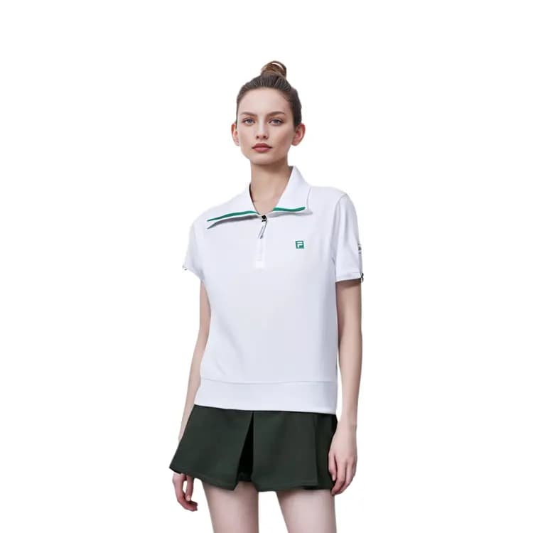 FILA Polo Shirts Women's Jade White WT 5