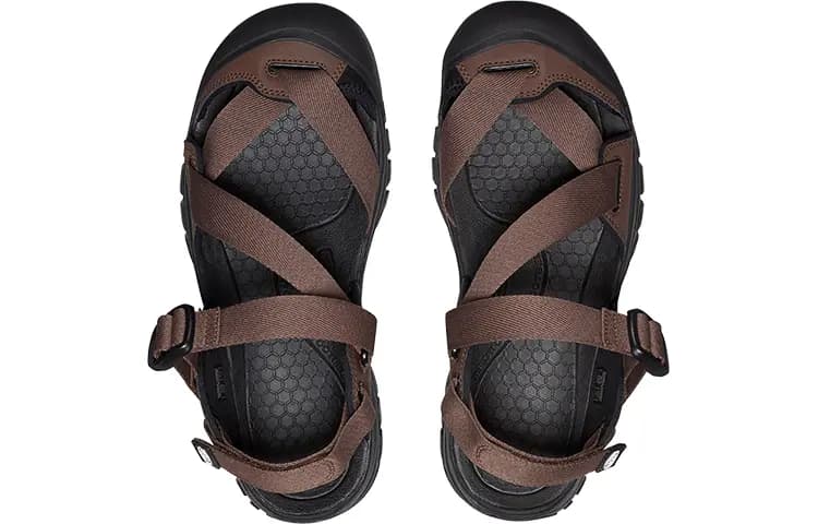 KEEN Zerraport 2 Non-slip Breathable And Wear-resistant River Trekking Shoes Men's Dark Earth Brown 3