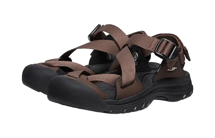KEEN Zerraport 2 Non-slip Breathable And Wear-resistant River Trekking Shoes Men's Dark Earth Brown 4