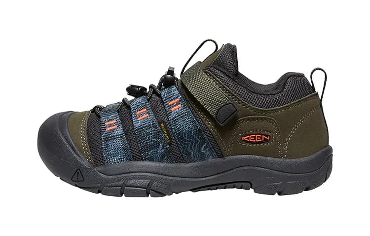 KEEN Newport H2 SHO Slip-Resistant Cushioning Support Low-Top Kids' Outdoor Shoes Navy Blue Teenagers