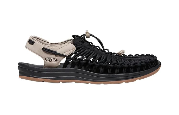 KEEN Uneek Kişi Trekking Ayaqqabısı Ağ/Qara 2