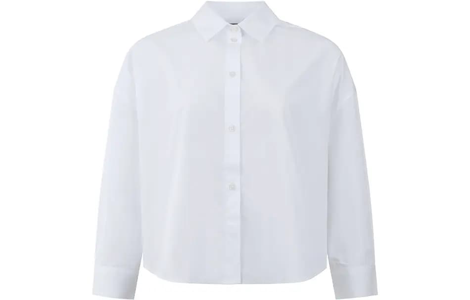 ARMANI EXCHANGE SS23 Qadın Köynəyi Ağ