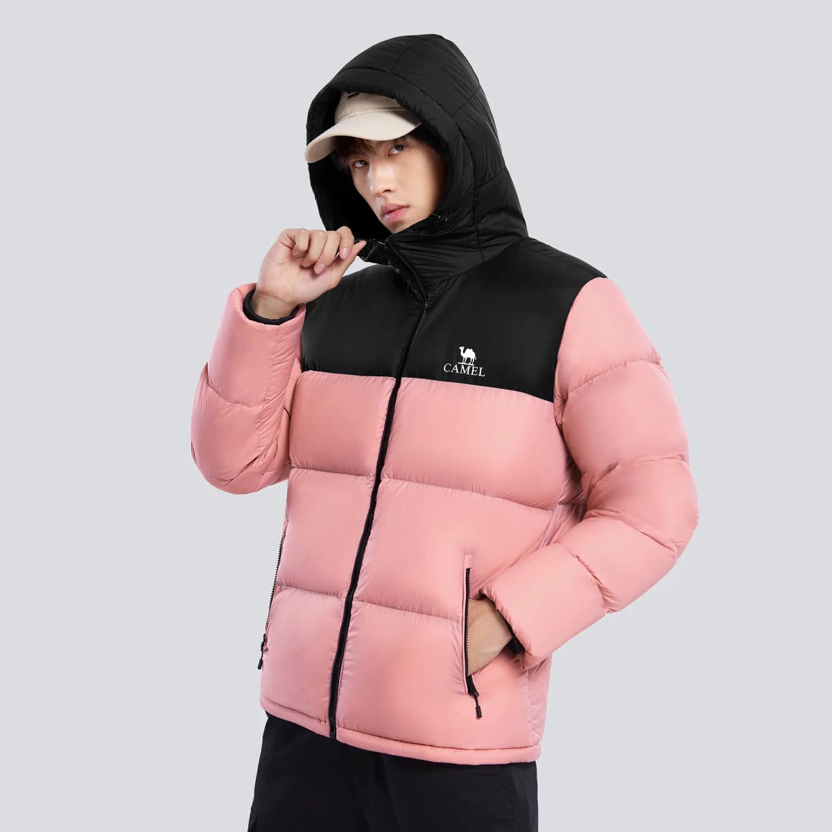 CAMEL Unisex Puffer Pencək 17