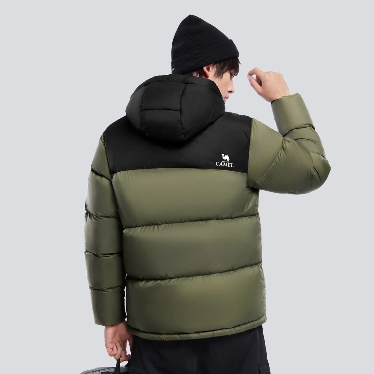 CAMEL Unisex Puffer Pencək 12