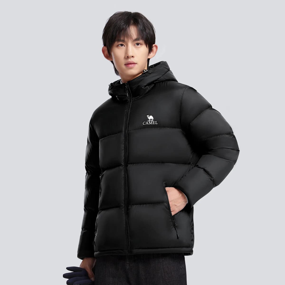 CAMEL Unisex Puffer Pencək 9