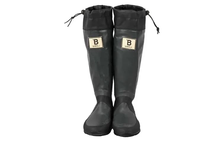 WBSJ Yağış Çəkməsi Unisex Qara/Boz 5