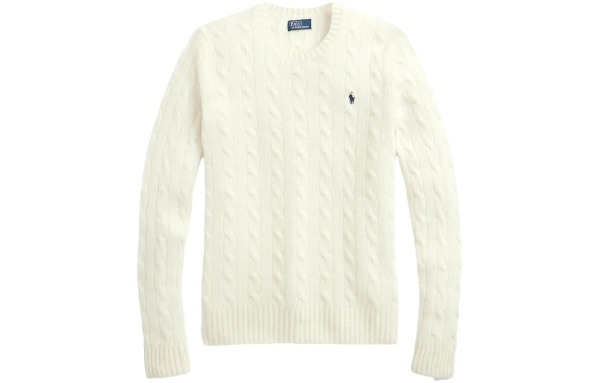 Polo Ralph Lauren Qadın Sviter Krem