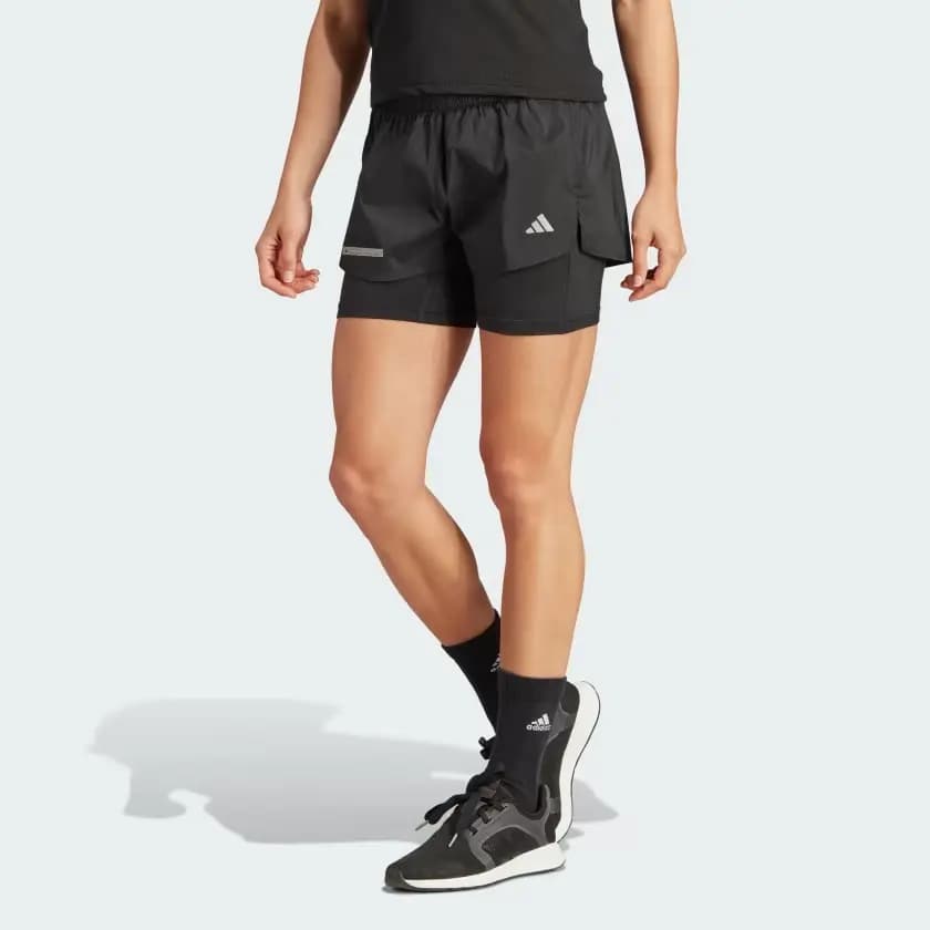 Adidas Free Shipping With AdiClub Ultimate Two in One Shorts 2