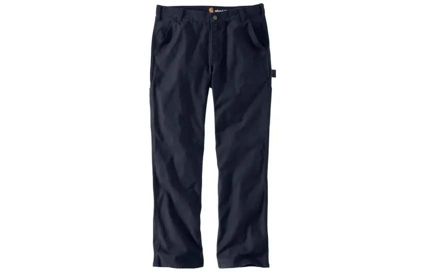 Carhartt 103279 Rugged Flex Series Solid Color Mid-Rise Straight Pocket Single Knee Logger Work Pants Relaxed Fit Men's 7