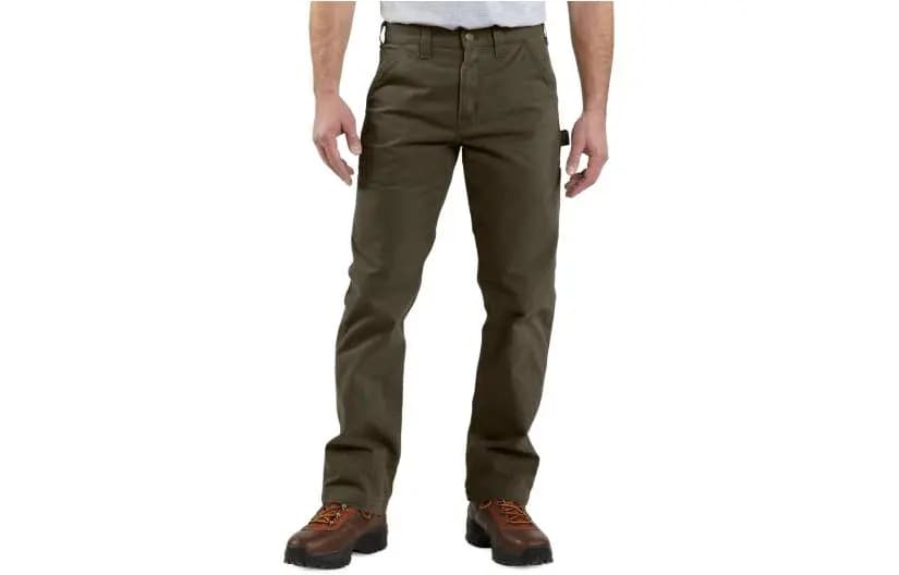 Carhartt B324 Solid Graphic Logo Straight Single-Knee Carpenter Work Pants Relaxed Fit Men's 12