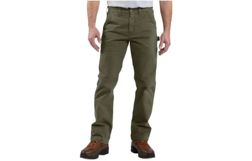 Carhartt B324 Solid Graphic Logo Straight Single-Knee Carpenter Work Pants Relaxed Fit Men's 8
