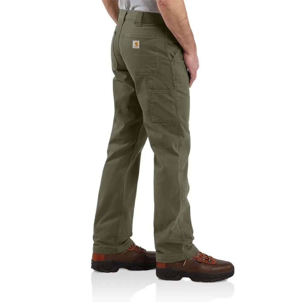 Carhartt B324 Solid Graphic Logo Straight Single-Knee Carpenter Work Pants Relaxed Fit Men's 10