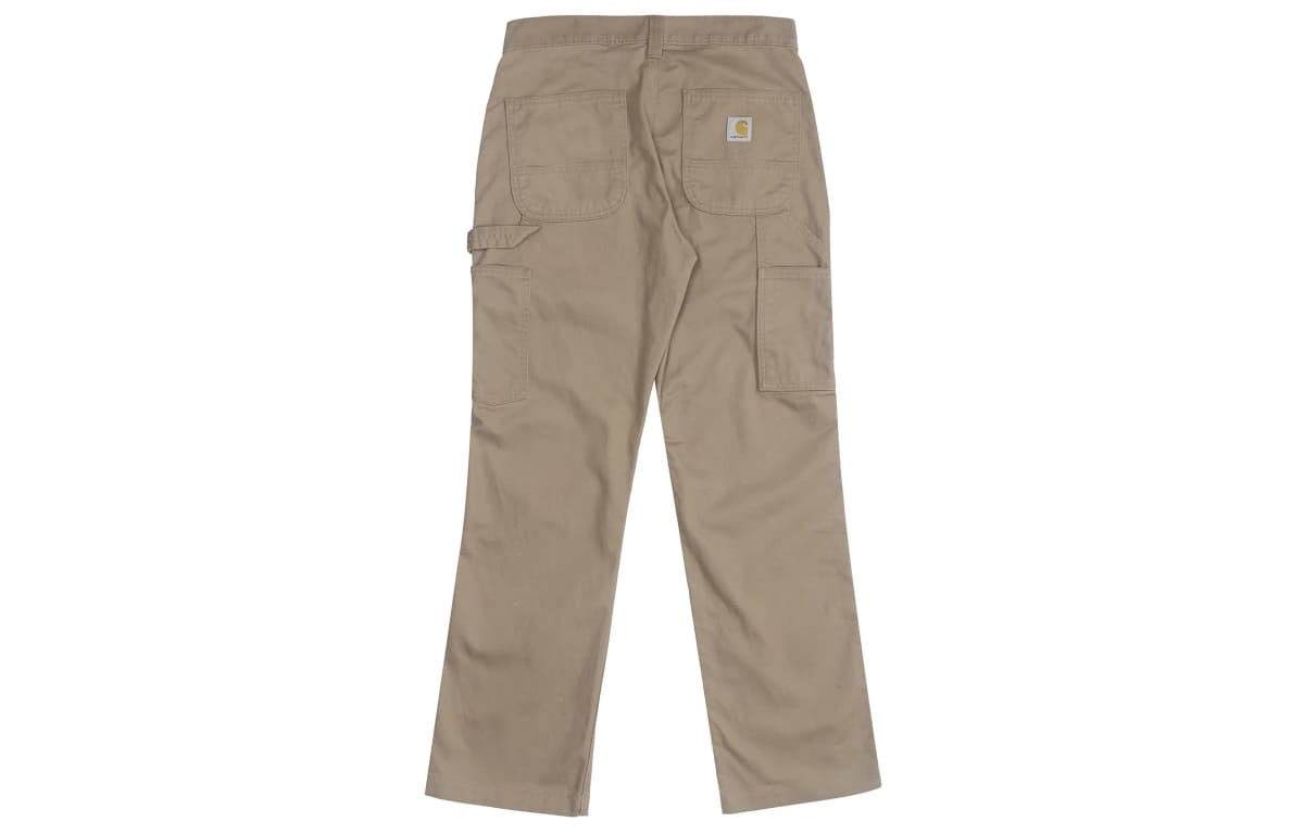 Carhartt B324 Solid Graphic Logo Straight Single-Knee Carpenter Work Pants Relaxed Fit Men's 6