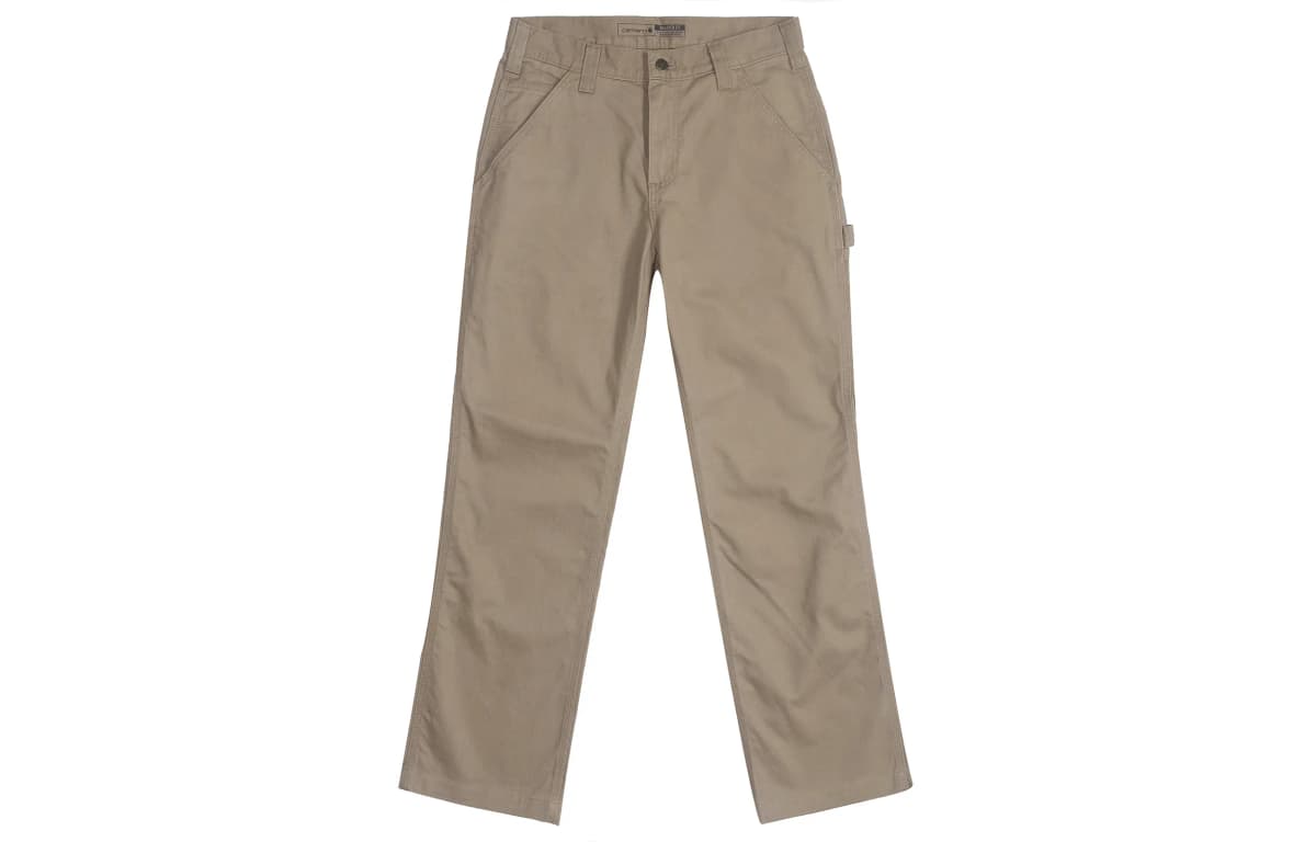Carhartt B324 Solid Graphic Logo Straight Single-Knee Carpenter Work Pants Relaxed Fit Men's 5