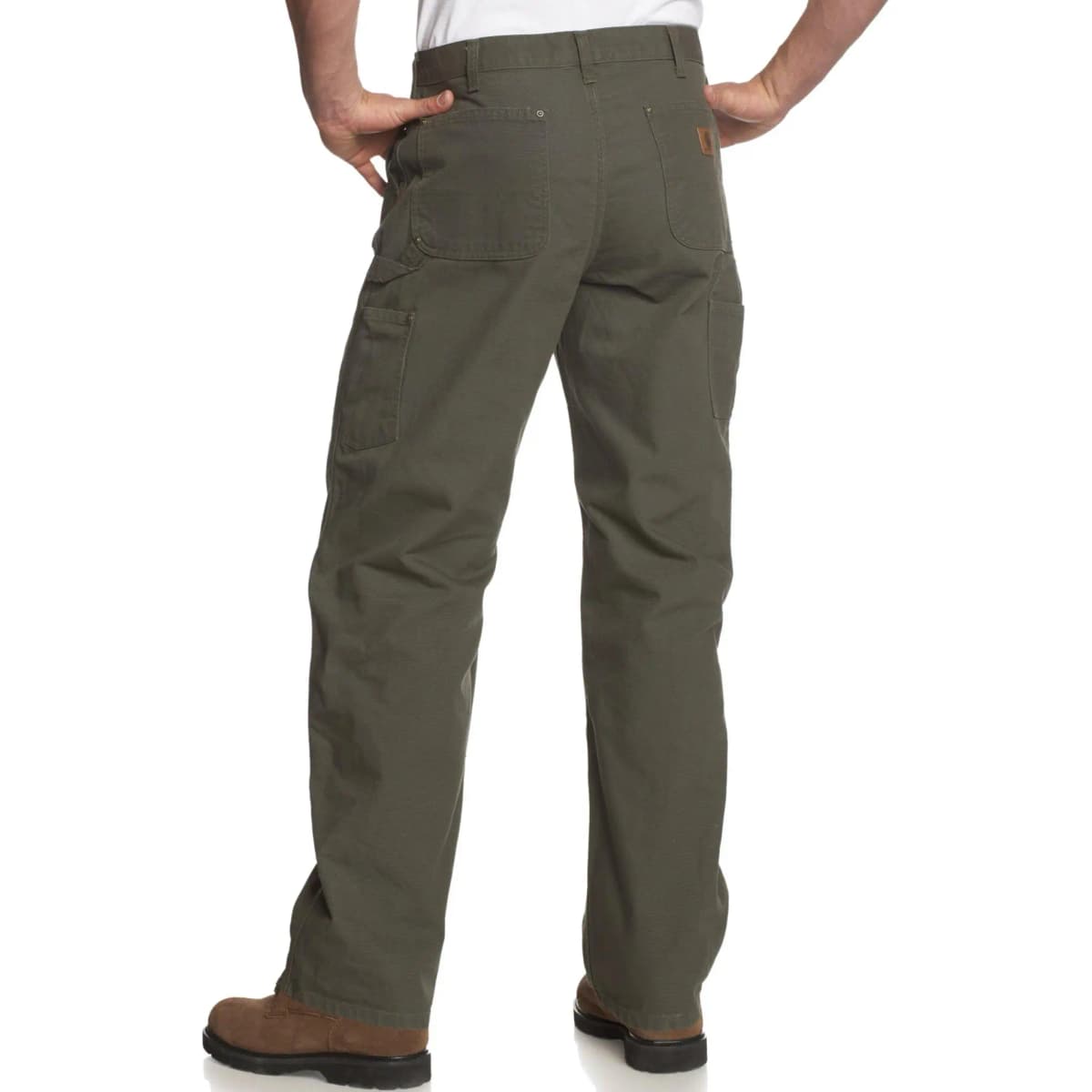 Carhartt B136 WASHED DUCK DOUBLE FRONT UTILITY WORK PANT Cargo Pants Men's 6