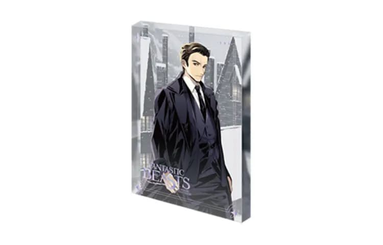 POP MART Fantastic Beasts Collection Flowing Sand Mahjong Theseus Acrylic Stands
