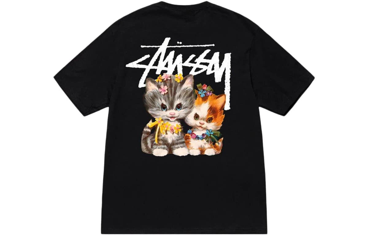 Stussy Kittens Tee White