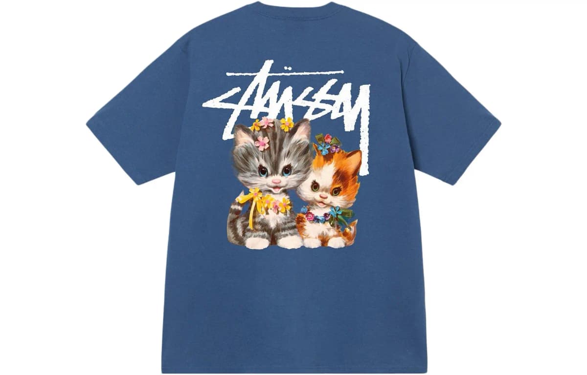Stussy Kittens Tee White 3