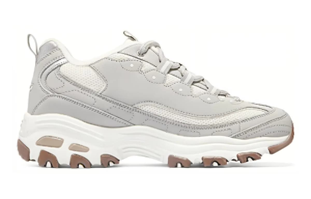 Skechers D'lites Looking Glass Qaçış Ayaqqabısı Boz 2