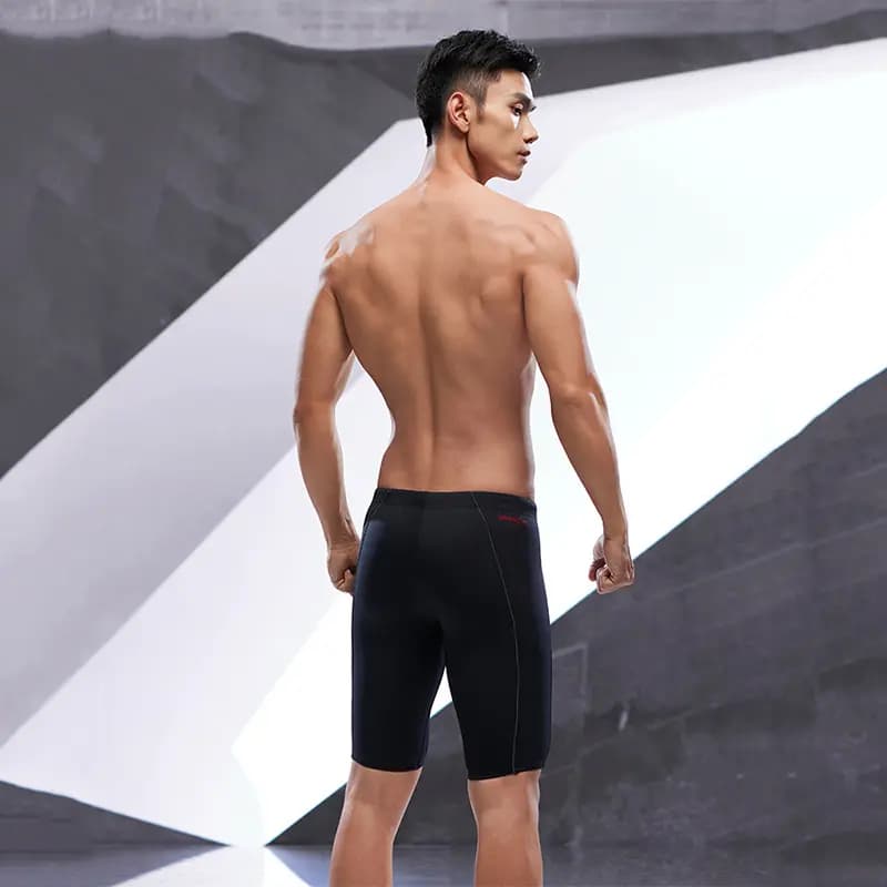 Speedo Kişi Üzgüçülük Şortu Qara/Qırmızı 4
