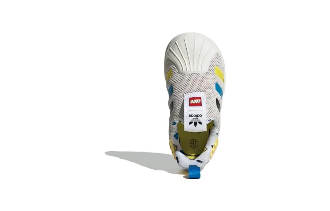 LEGO x Adidas Originals Superstar 360 Uşaq Ayaqqabısı Bej 3