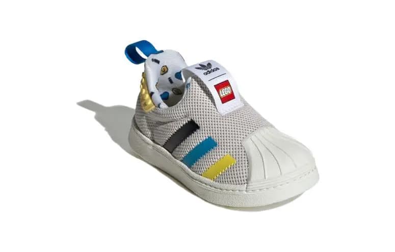 LEGO x Adidas Originals Superstar 360 Uşaq Ayaqqabısı Bej 2