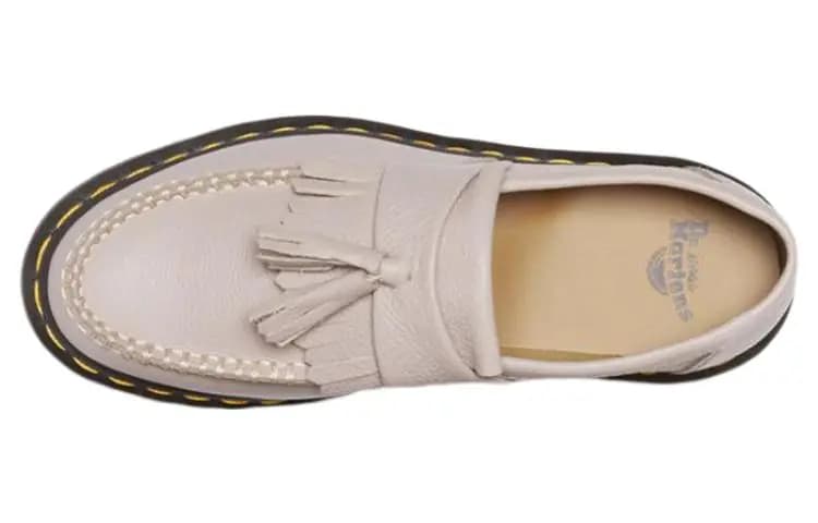 Dr.Martens Adrian Virginia Leather Tassel Loafers 'Vintage Taupe' Women's 3