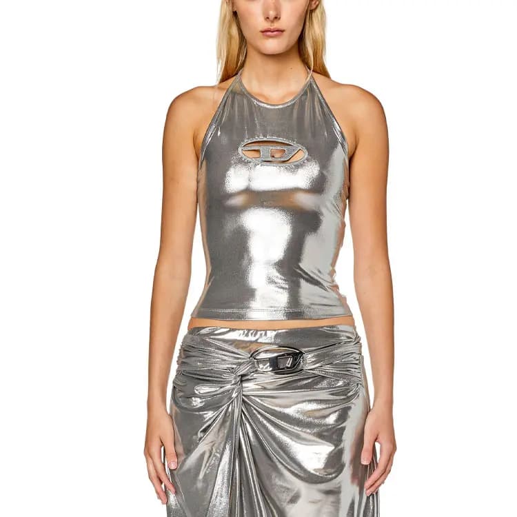 DIESEL T-Salila-Od Halterneck Tank Top 4