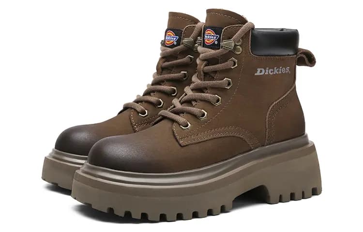 Dickies Martin Qısa Boğazlı Çəkmə Qadın Tünd Qəhvəyi 5