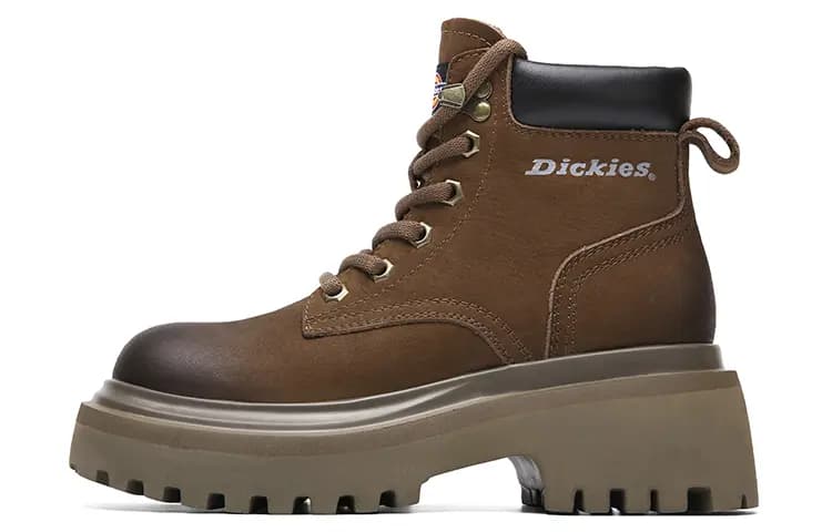 Dickies Martin Qısa Boğazlı Çəkmə Qadın Tünd Qəhvəyi