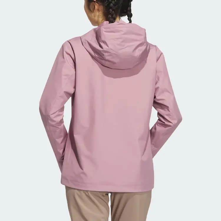 Adidas Waterproof And Windproof Windbreaker Jacket Women's Enchanted Purple Pink 3