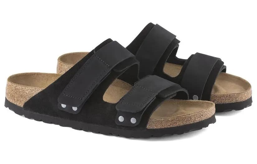 Birkenstock Uji Leather Slides 3