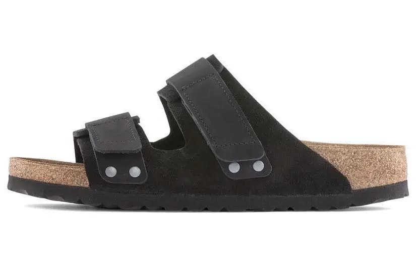 Birkenstock Uji Leather Slides