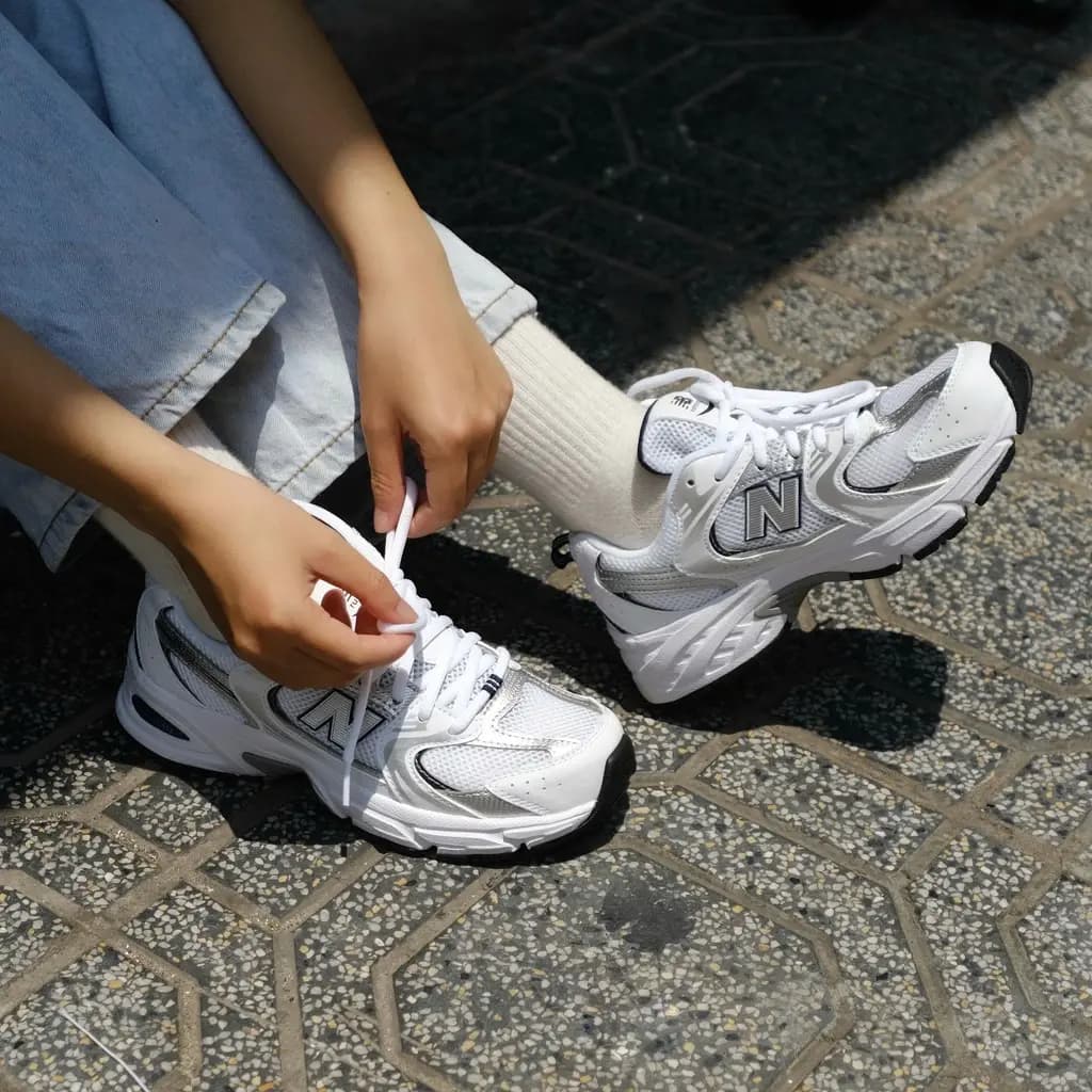 New Balance 530 White Natural Indigo GS 3