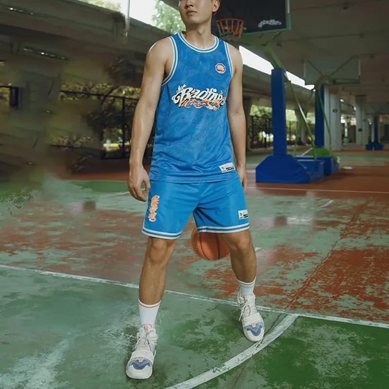 LiNing Badfive Basketball Shorts Men's Interstellar Blue 3