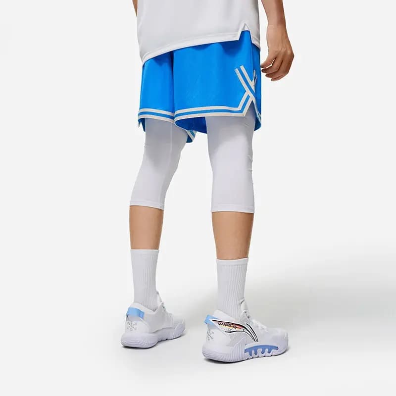LiNing Badfive Basketball Shorts Men's Interstellar Blue 4