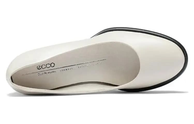 Ecco Block Heel High Heels 7cm Women's Lime Gray 4